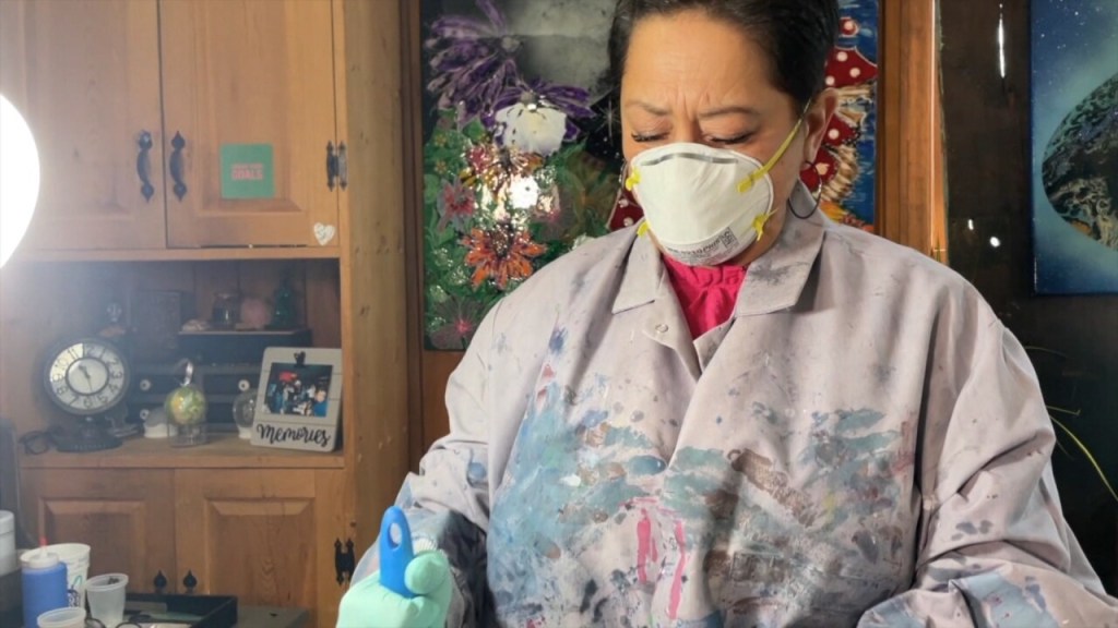 Ashes into art: How an Indy artist is making meaningful&nbsp;memorials